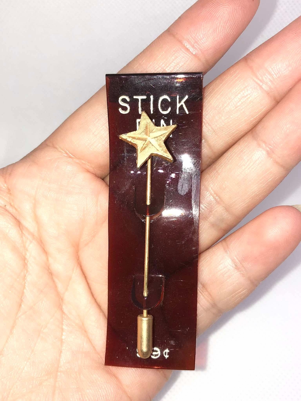 Vintage Gold Star Stick Pin